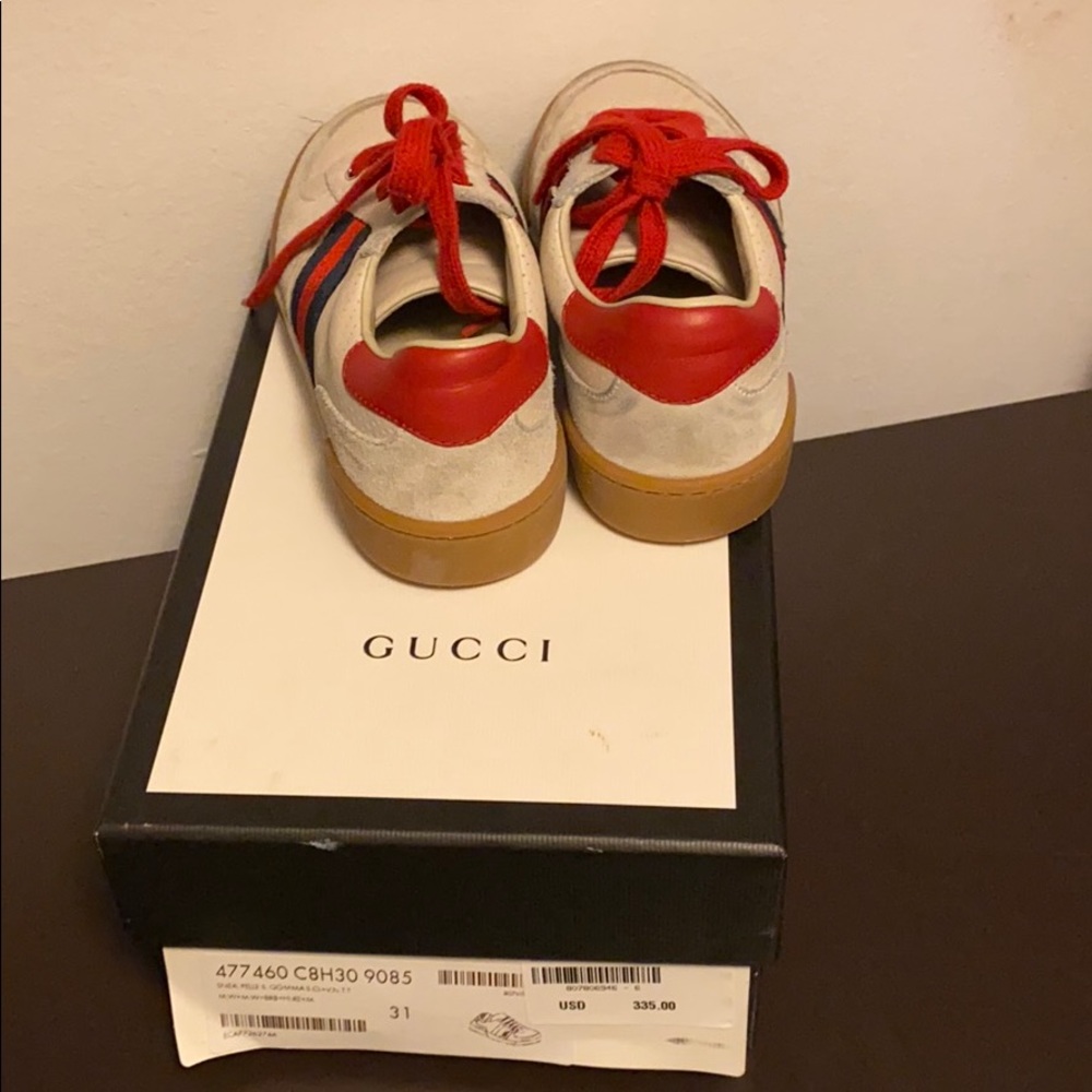 Children Gucci suede sneakers - Picture 4 of 4